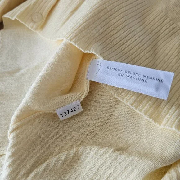 LOFT - Women's Round Neck 3/4 Sleeve Button Down Cardigan Sweaters Size XS - Picture 2 of 12